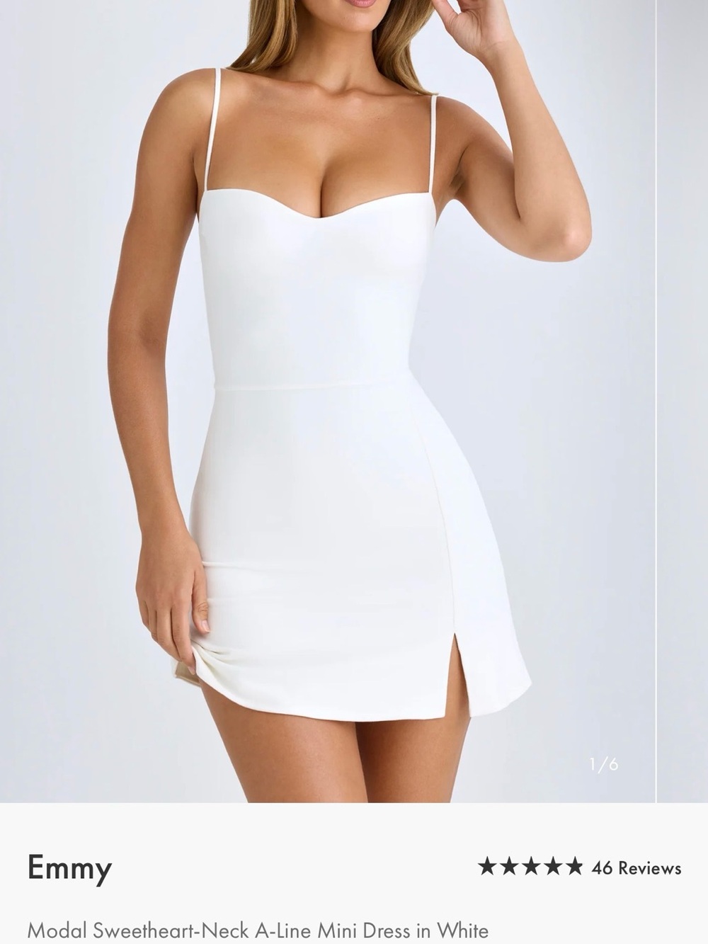 Oh Polly White Emmy Dress